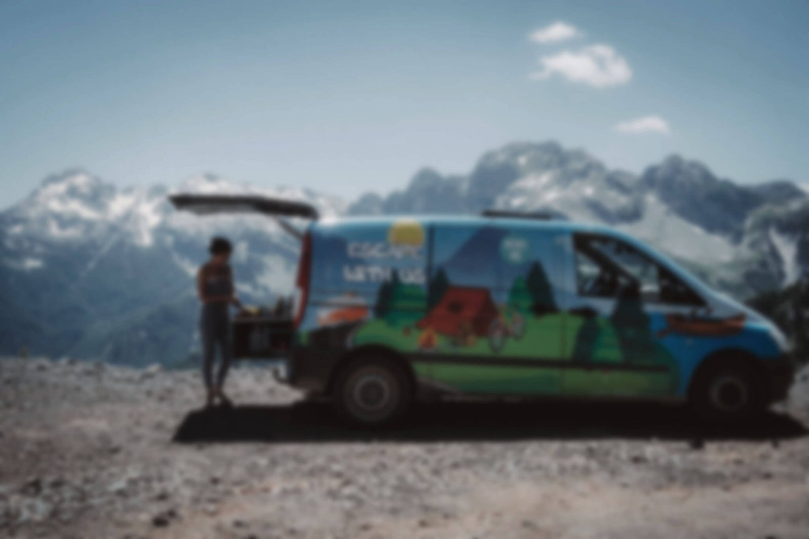 Van Travel mountains sea